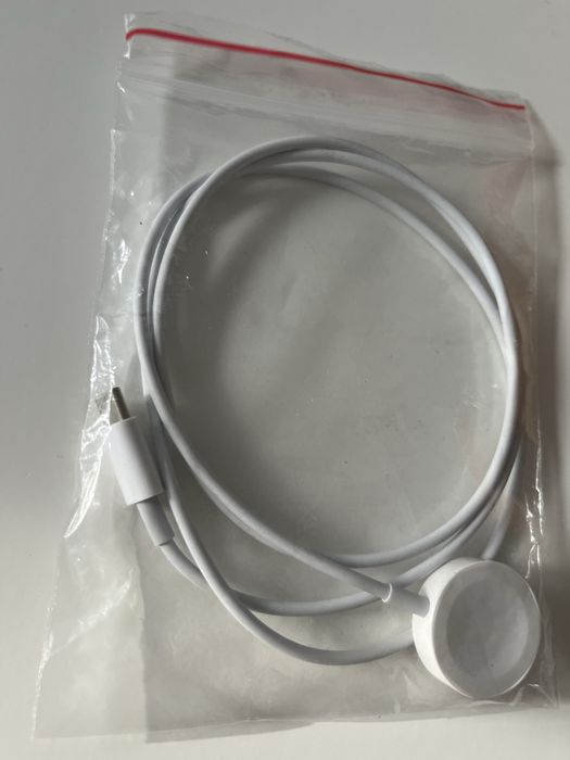 Безжично зарядно  - Apple Watch, Magnetic/USB-C, бяло