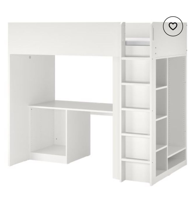 Продавам легло с надстройка и бюро 90х200см