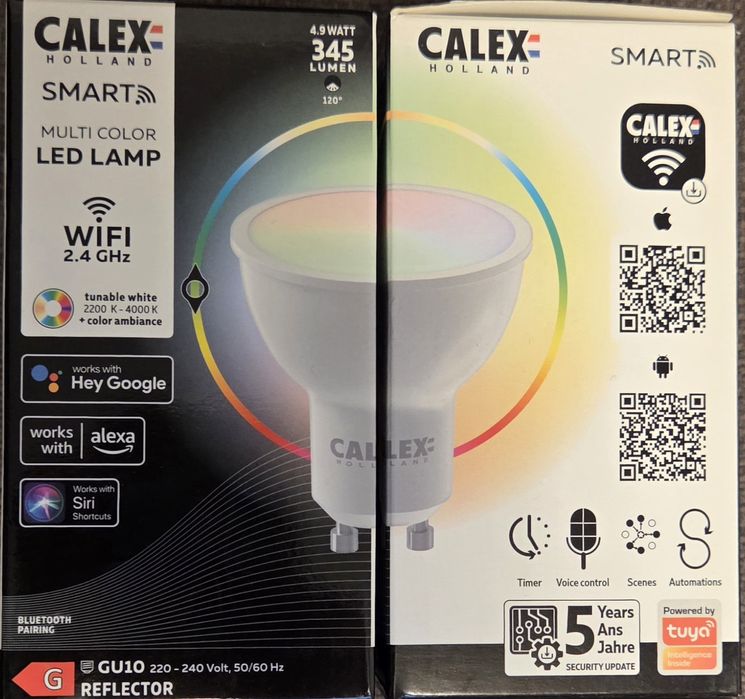 Becuri smart CALEX (wi-fi) GU10 (2 buc)