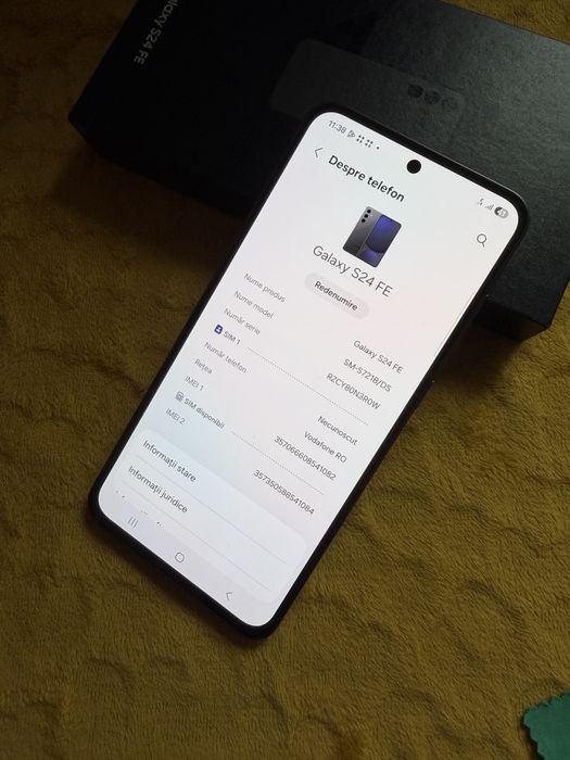 Vand Samsung S24fe desigilat