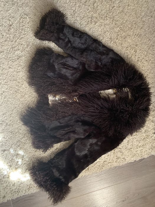 шубка коричневая