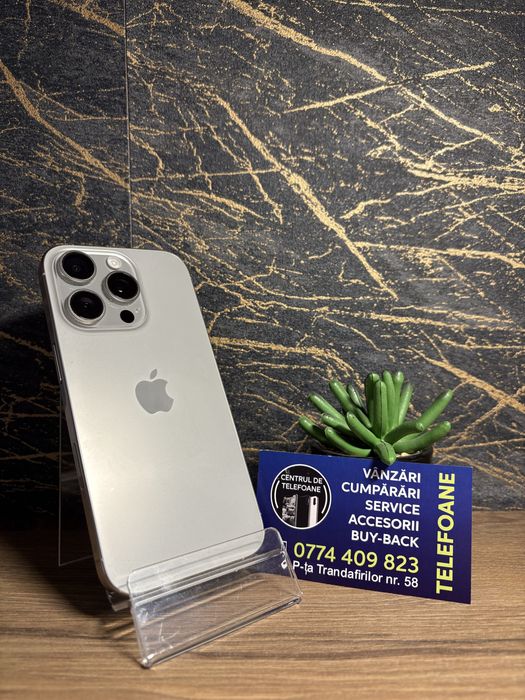 Iphone 16 Pro/256 GB/Garantie 2Ani Centrul de Telefoane/Rate