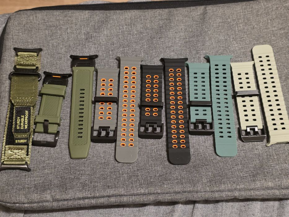 Curea samsung watch ultra portocaliu si negru originala si neoriginale