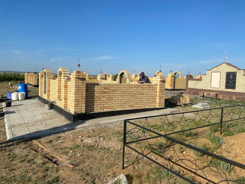 Коттедж мазар перегордка облицовка