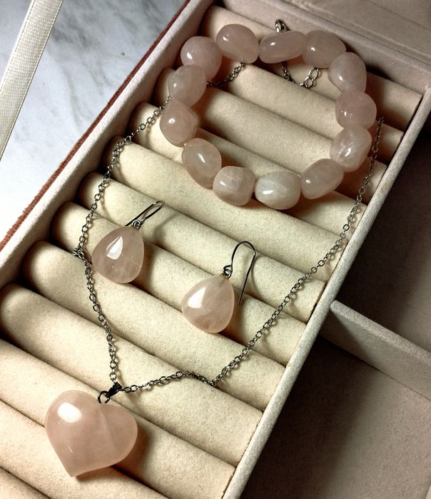 Комплект "Розовый кварц"