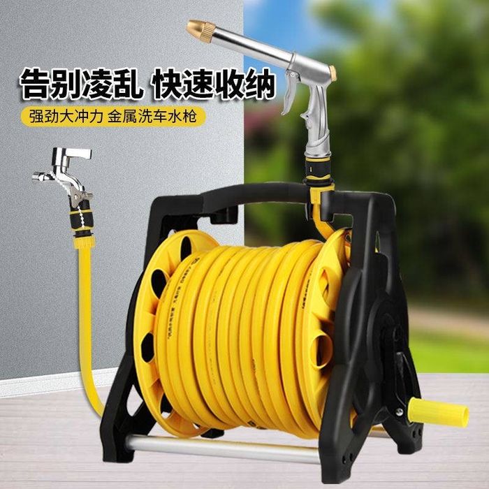 Шланг+барабан+пистолет (из стали нержавейки) всё в комплекте