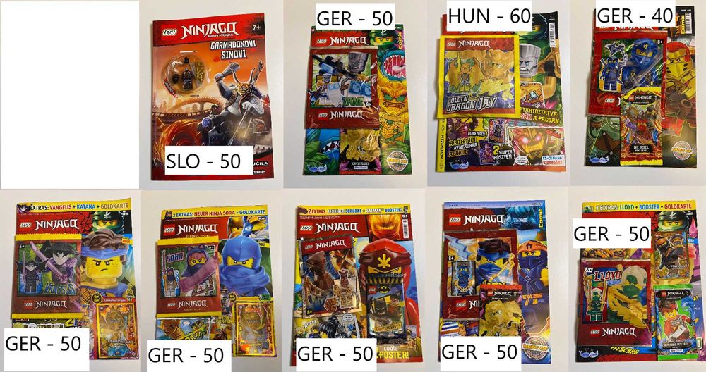 Colectie Reviste LEGO NinjaGO NOU/Sigilate