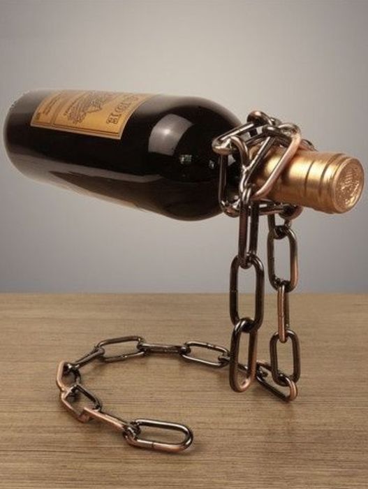 Держатель для бутылки "Цепь" "Верёвка"