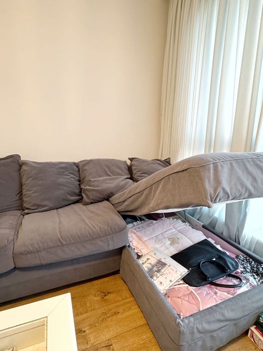 Ъглов диван с лежанка IKEA