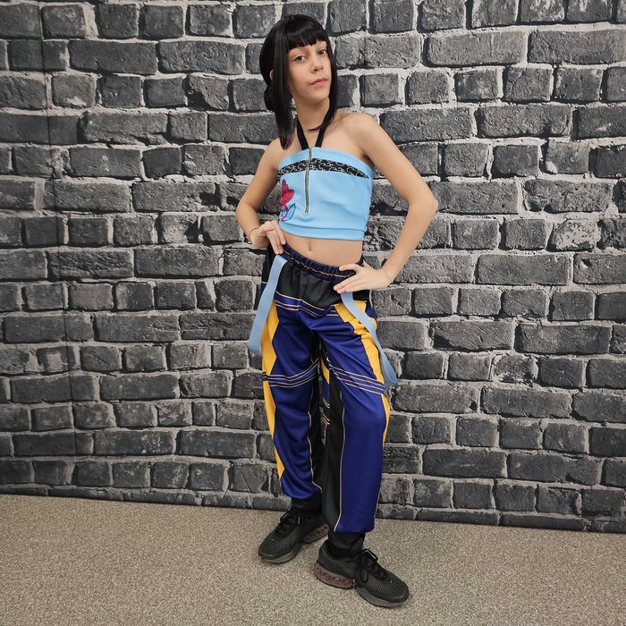 Costum Zoey Kpop Demon Hunters Anime pentru Copii Premium Cosplay Handmade pentru Petreceri Comic Con și Festivaluri