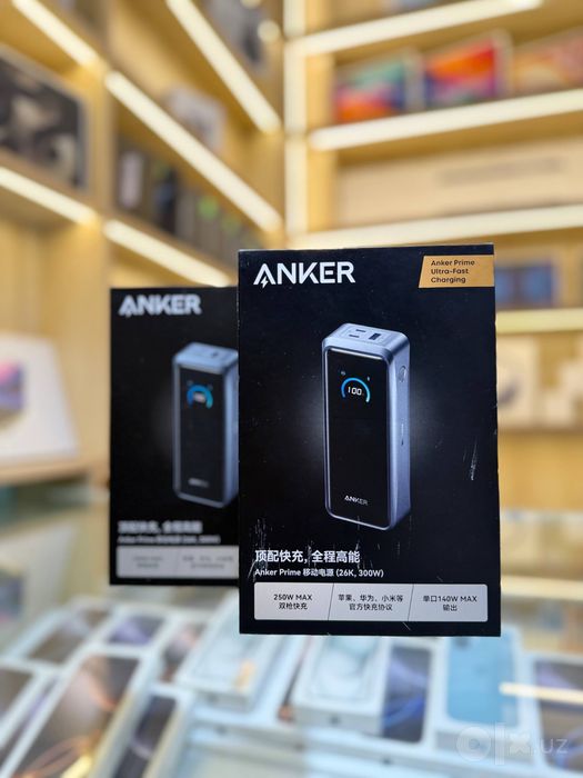 Anker Prime Power Bank 26000 mAh 300W 1-oy Garantiya