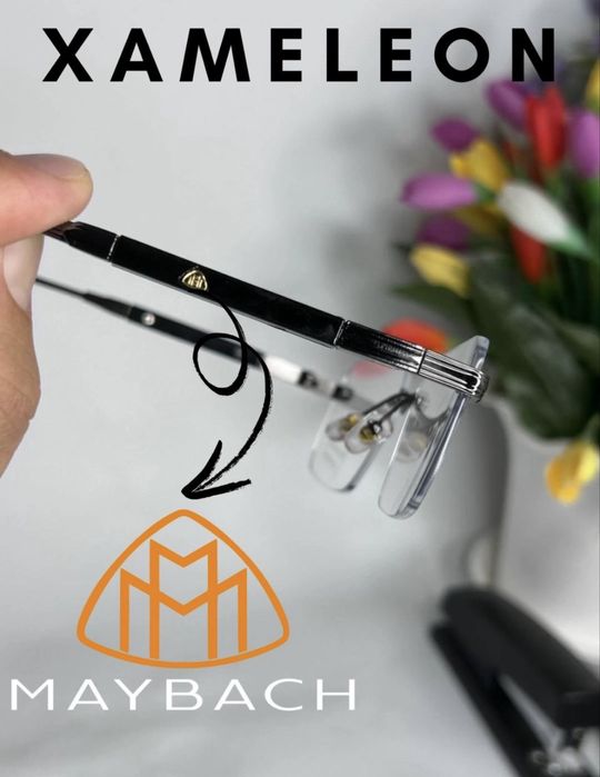 Maybach ochki xameleon qora ranga kiradi