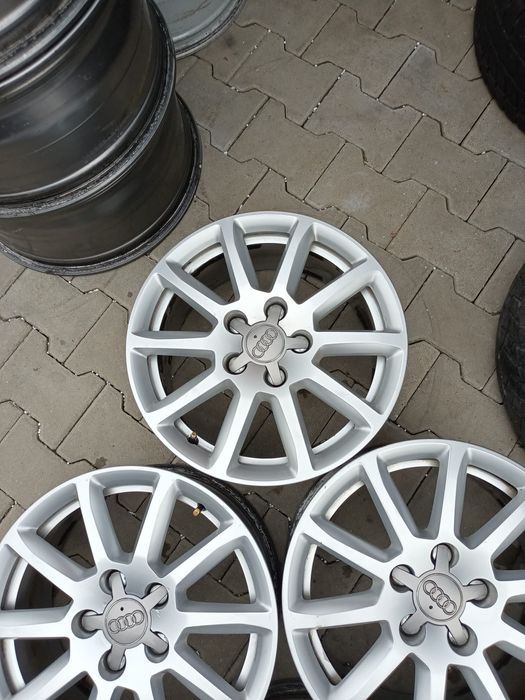 4 jante aliaj 5x112 R16 originale Audi A3 A4 B6 B7 B8 B9,A6