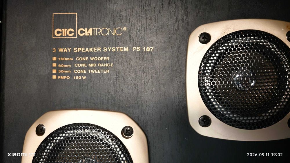 Pereche Boxe CTC Clatronic - Funcționale, urme de uzură estetică