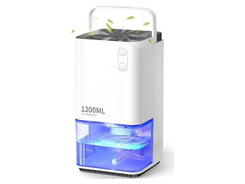 Влагоуловител EasyAcc KW-CS01 1200 мл - Тих и Компактен, за Помещения до 20 м²