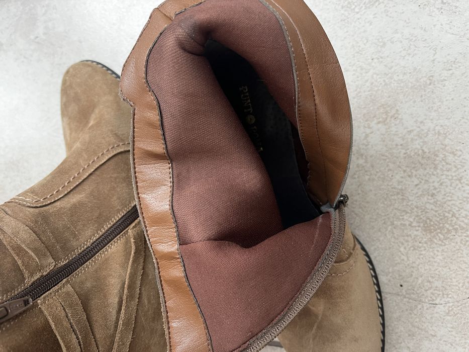 Ghete din piele intoarsa