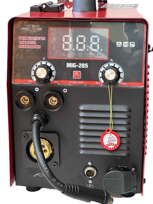 4 в 1 комбиниран телоподаващ апарат/ електрожен/плазма MIG285