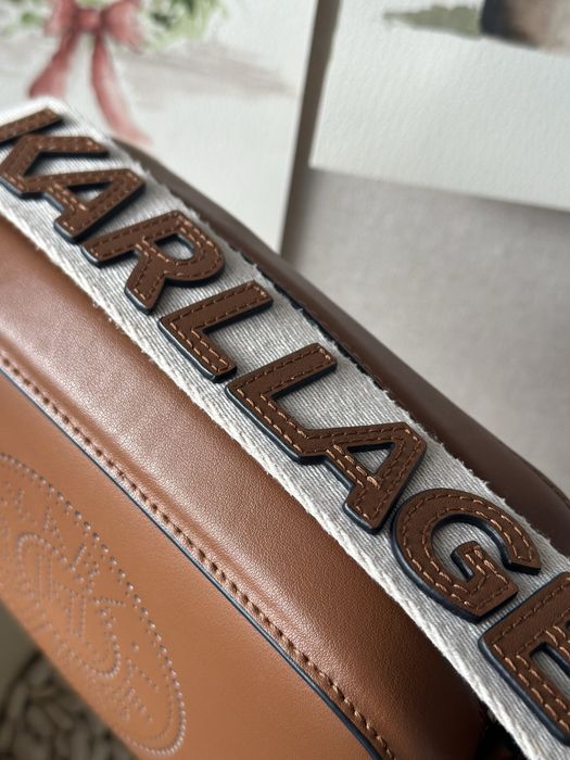 Оригинална Чанта Karl Lagerfeld естествена кожа