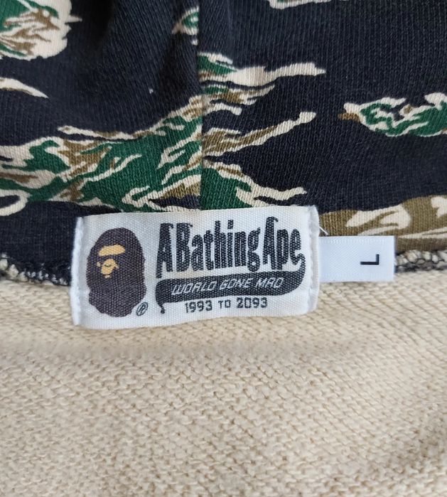 A Bathing Ape Rare Gold Funthera Militia Green&Black Camo Tiger Shark