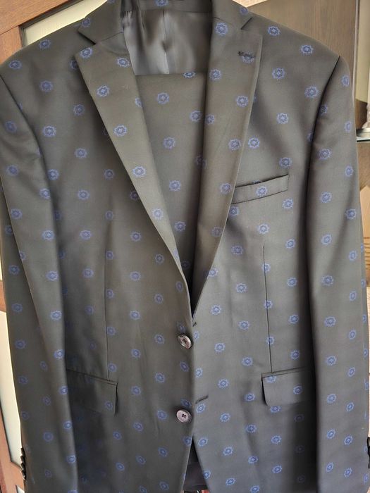 Черен костюм Slim Fit Carducci