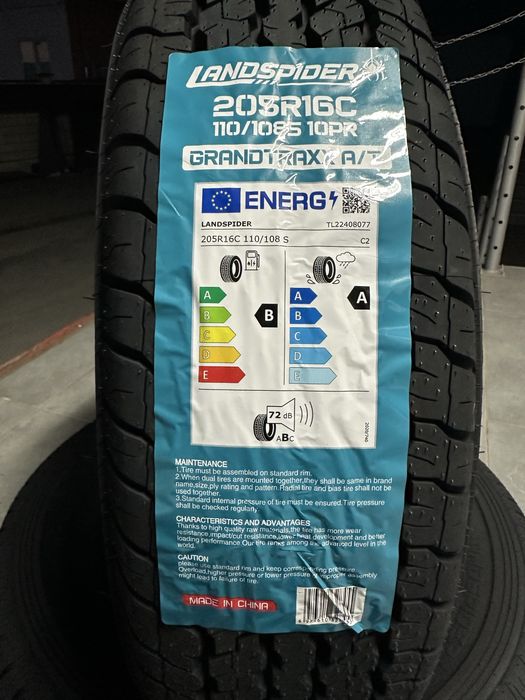 Нови джипови гуми LANDSPIDER GRANDTRAXX A/T 205R16C 110/108S БОРД 20516C 2058016