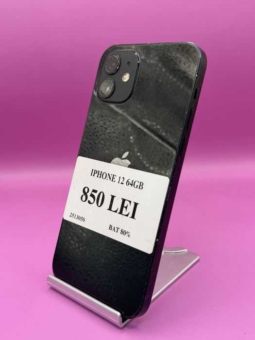IPHONE 12 64 GB bat 80 % •Matei Amanet Margeanului•2513