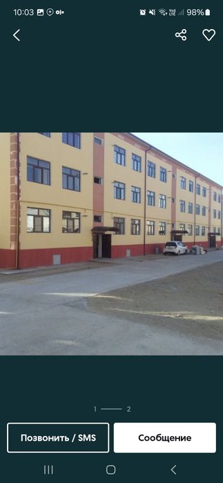 Moynaqda taza domda 3 xanali kvartira satiladi 70 million. Izinde kre