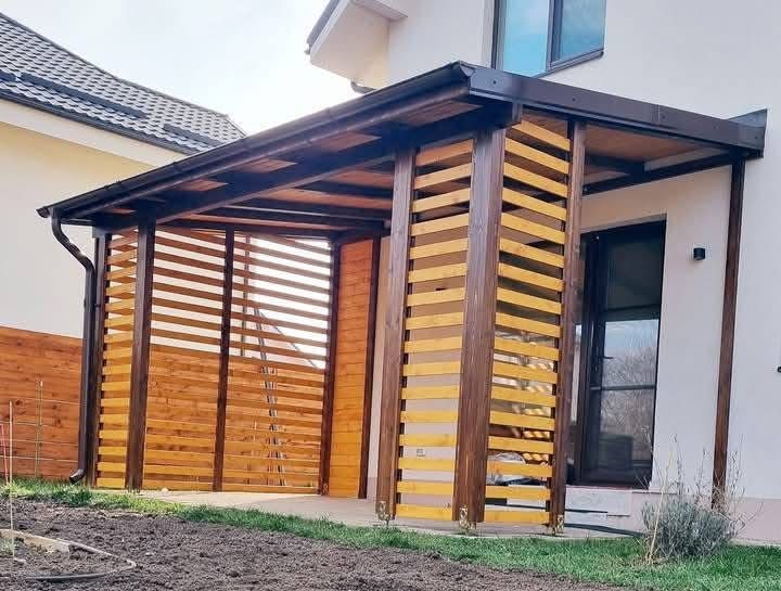 Constrim la domicilu cu materieale mele magazie petru depozitare tera