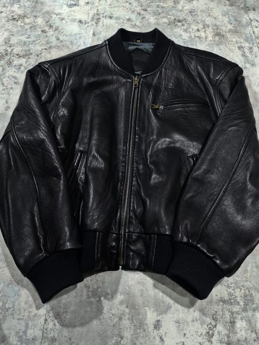 Vintage Leather Bomber