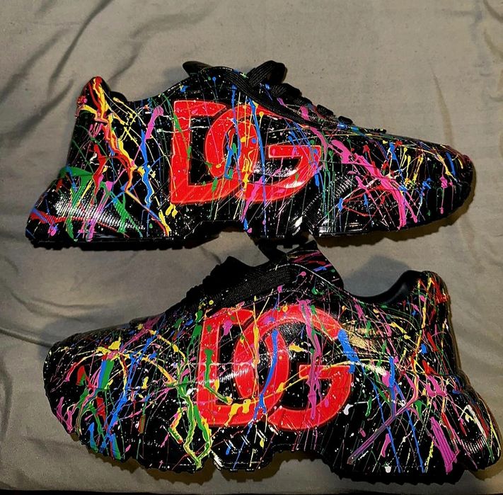 Sneakersi,Adidasi 44,5 Originali Dolce & Gabbana model Unicat,Piele