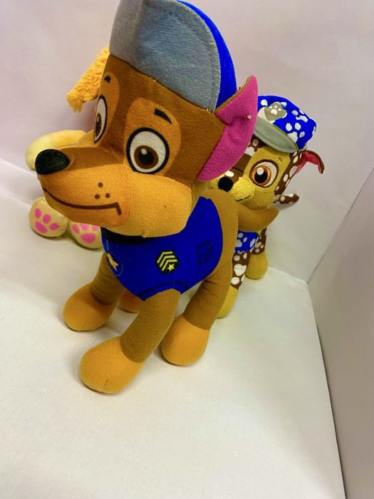 Lot 4 jucării din pluș PATRULA CĂȚELUȘILOR 30 cm NICKELODEON
