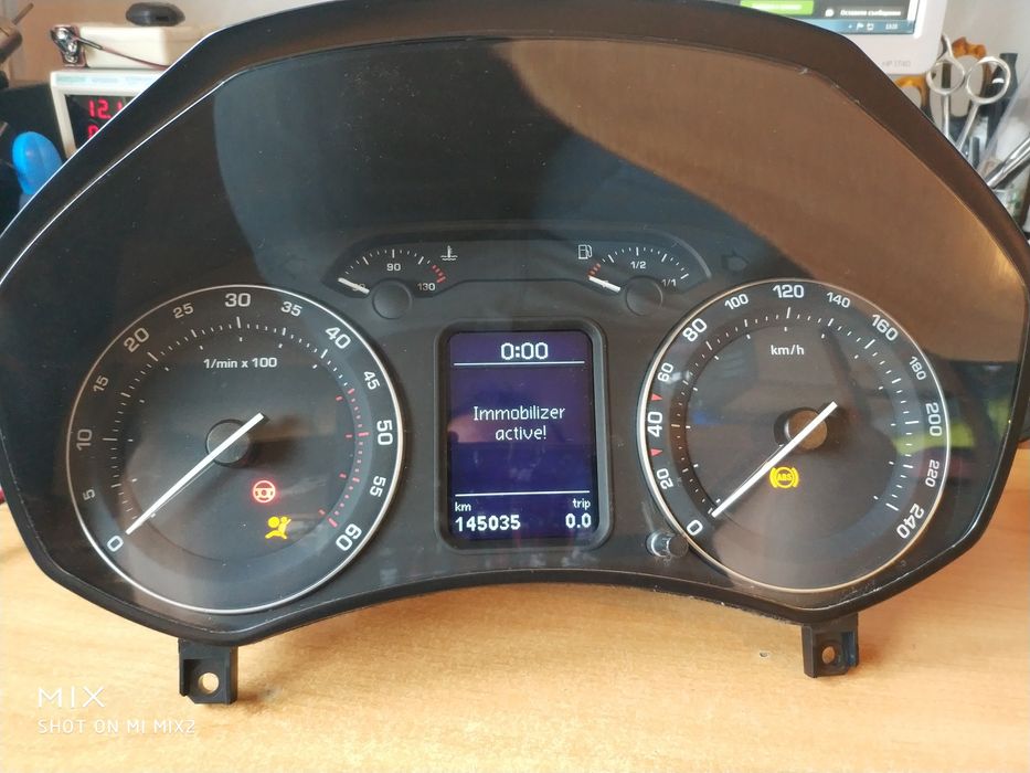 Дисплей Skoda octavia,vw golf 5,vw passat b6... Full fis с два лентови