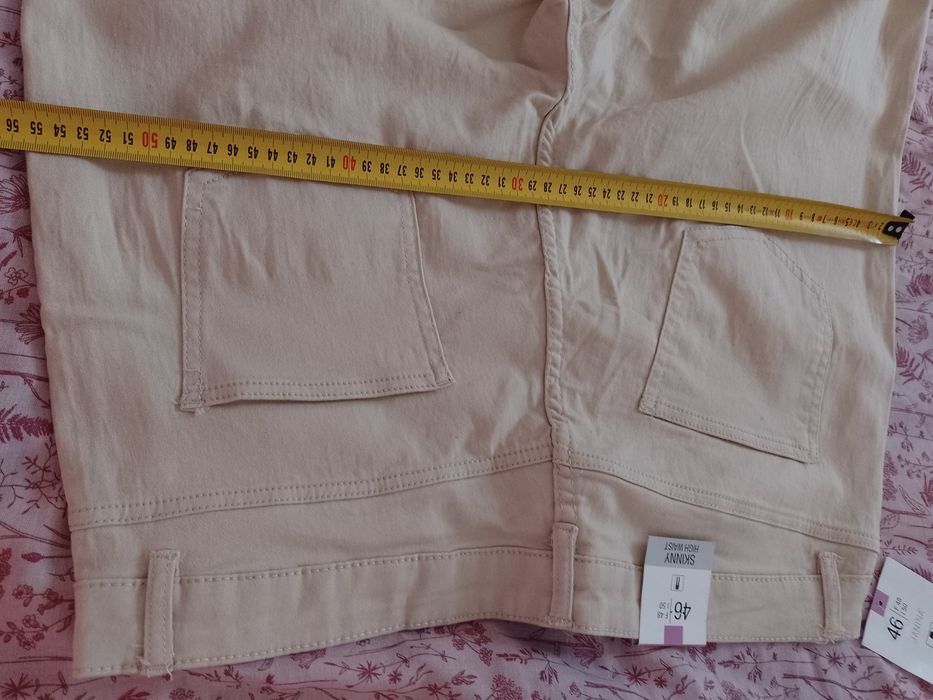 Pantaloni elastici cu talie înaltă mărimea 46