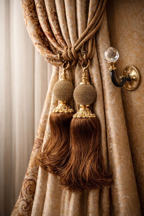 Подхваты для штор, занавесок или драпировок