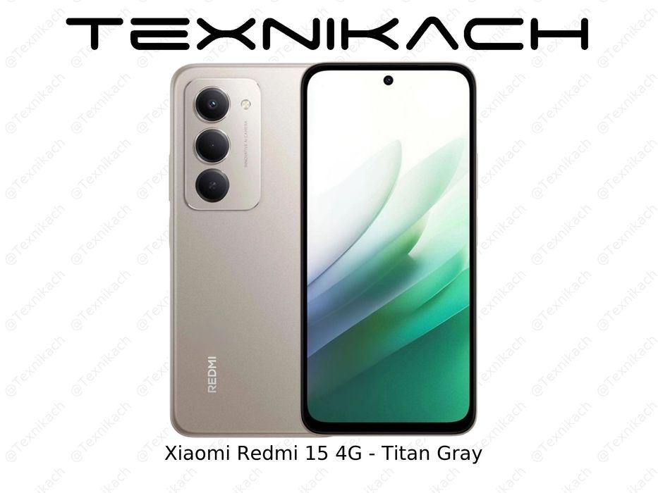 Новый • Xiaomi Redmi 15 4G • 6/128Gb • 8/128Gb • 8/256Gb • Доставка