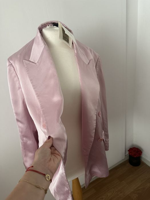 Massimo Dutti Studio Blazer Sacou rose