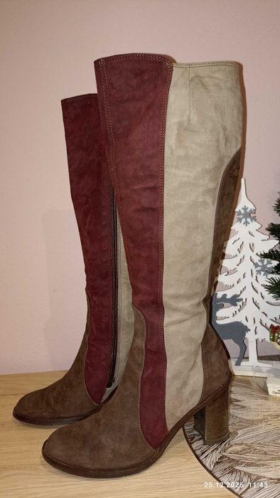 Ботуши ARISE естествен велур