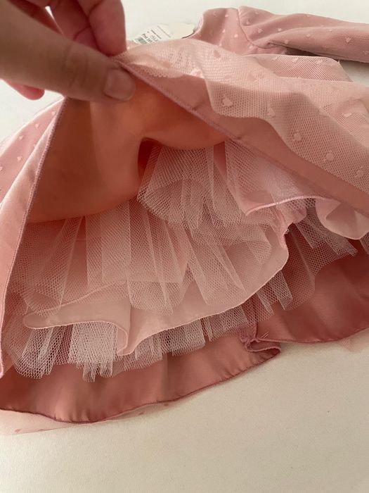 Rochie bebe Roz Pudra 68cm