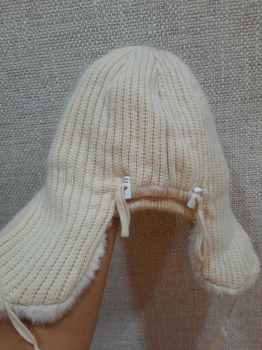 Шапка ушанка женская