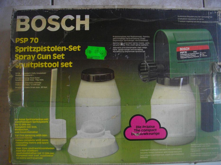 ЗА РЕМОНТ Пендула Пистолет Боядисване БОШ Бормашина Воден Мини Шмиргел