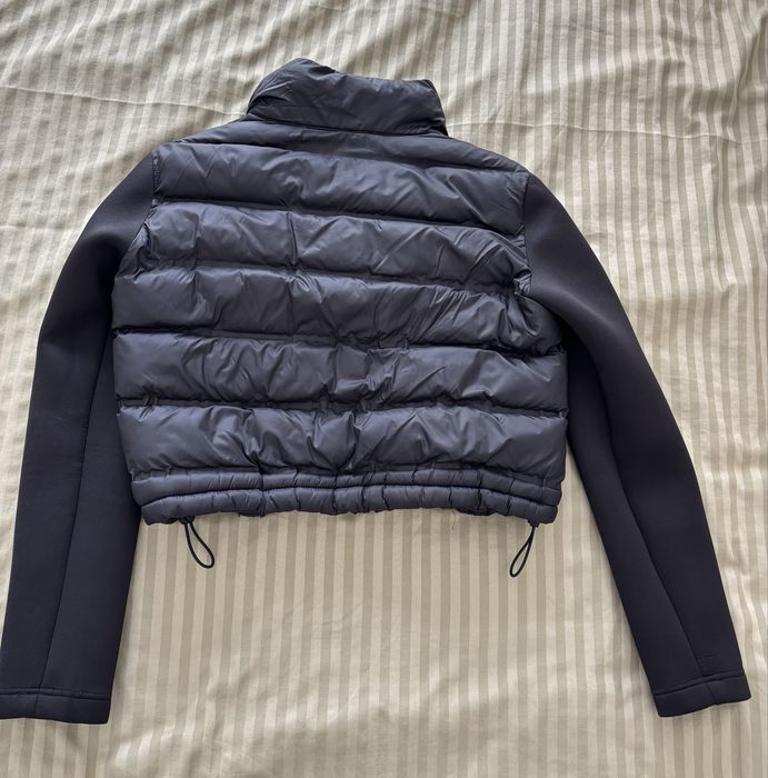 Zara яке Neoprene-sleeve puffer jacket