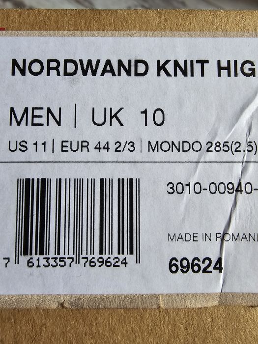 Нови туристически обувки Mammut Nordwand knit high GTX