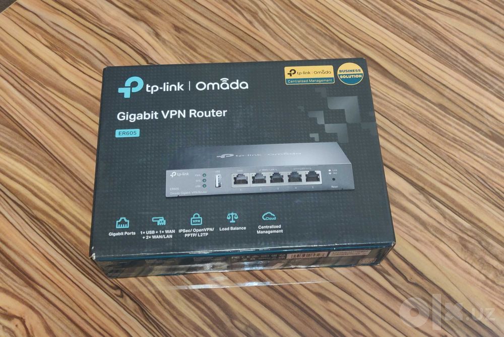 Гигабитный VPN-маршрутизатор TP-Link Omada ER605