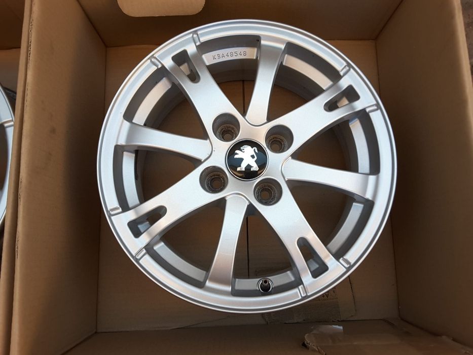 jante aliaj 15; 4x108; Peugeot 207, Peugeot 208 originale Peugeot