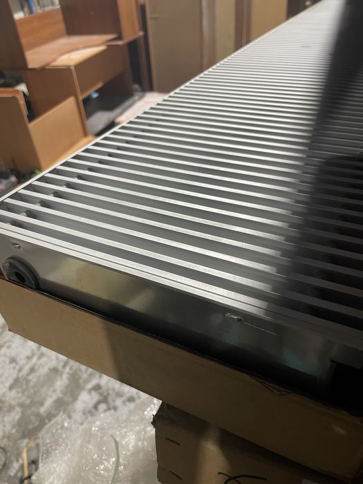 Внутрипольный конвектор с решотки