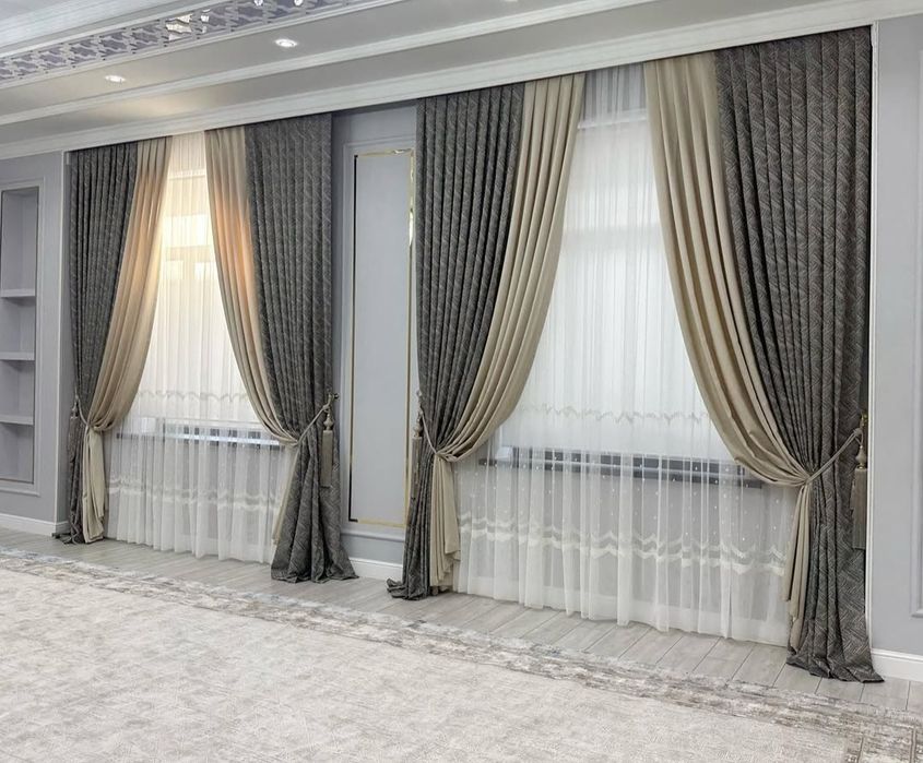 Акция 2+1 Шторы из любой ткани