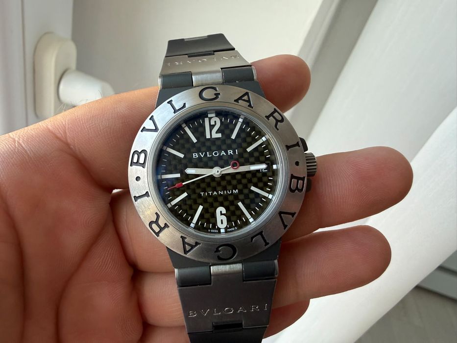 Ceas Bvlgari Diagono Titanium Carbon automat schimb cu hublot cartier breitling omega