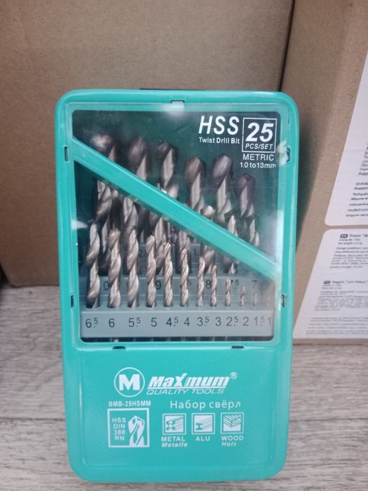 Сверло по металлу набор