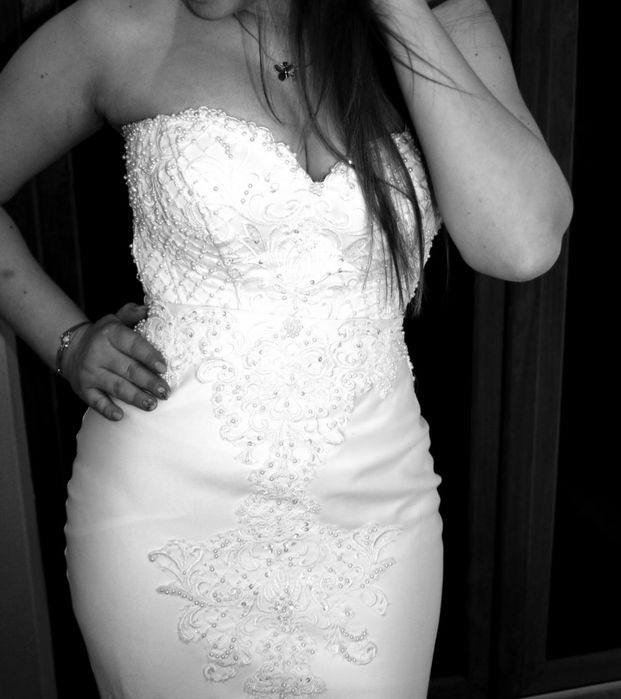 Rochie de mireasa prințesă și sirenă 2 în 1 model unicat