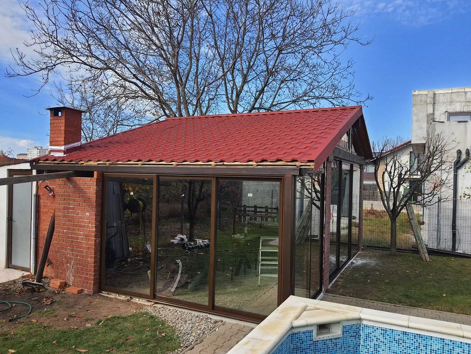 Inchideri terase sisteme de folie sau culisante din aluminiu